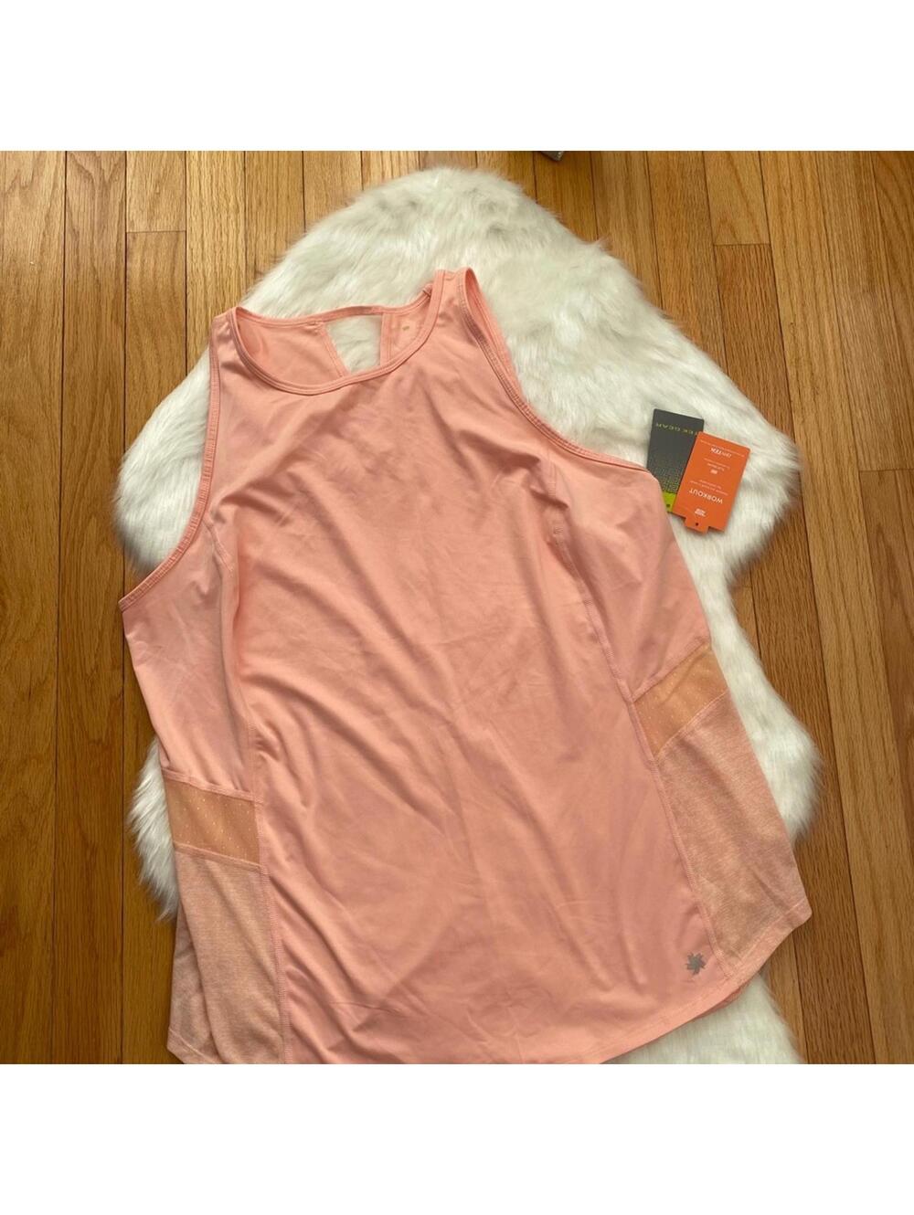 Tek Gear DryTek XL Pink Athletic Tank Top